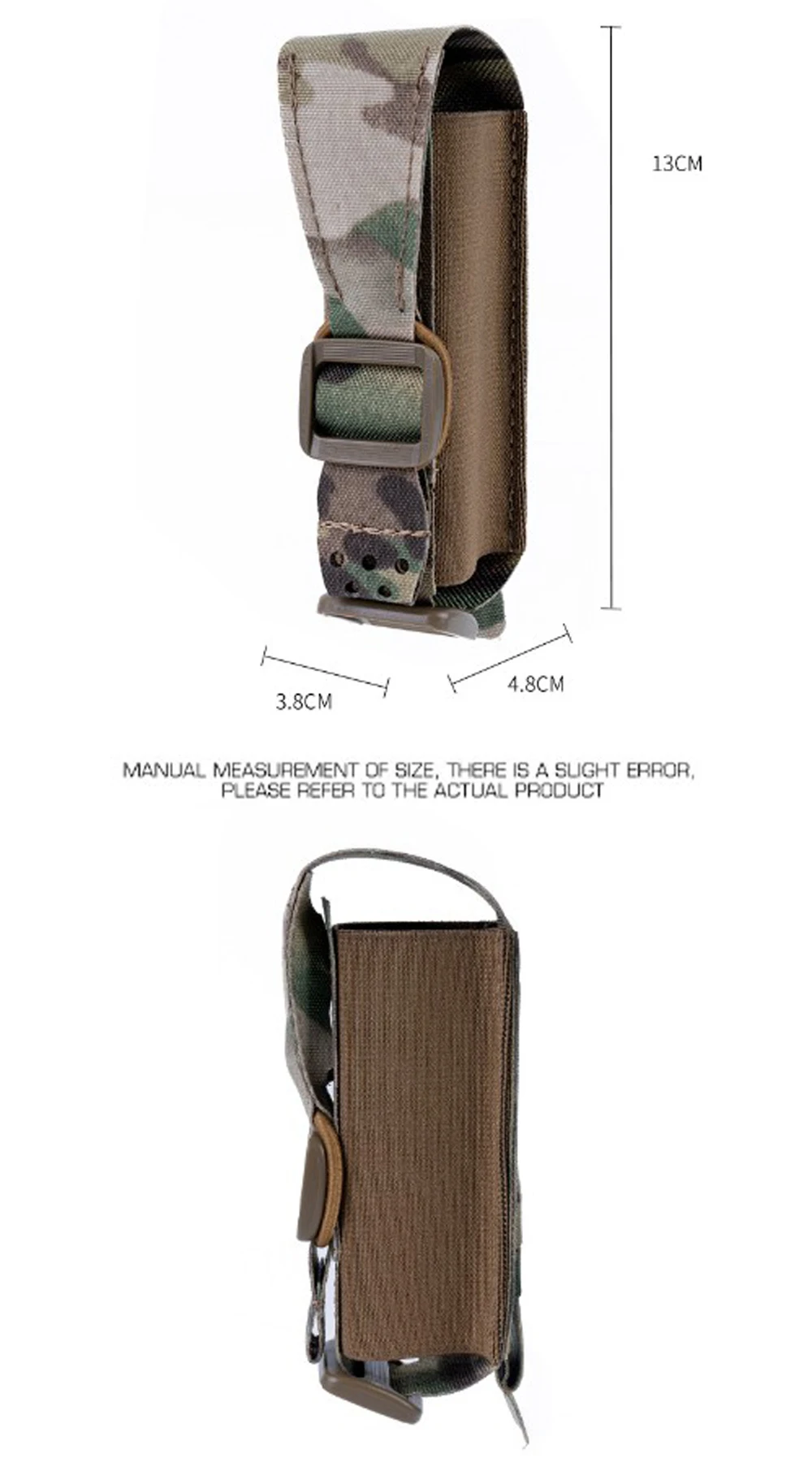 Bolsa en uso con equipamiento