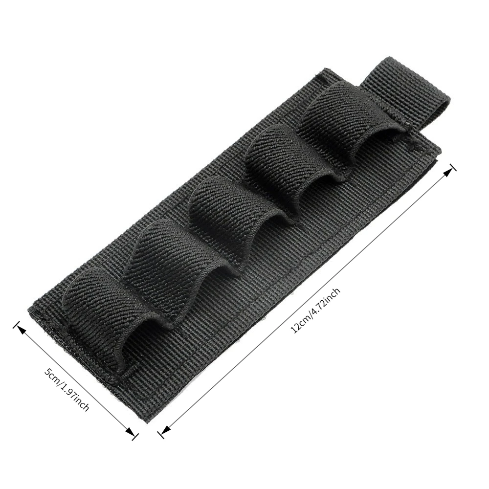Porta cartuchos con 5 ranuras y velcro