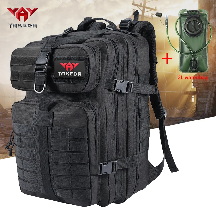 YAKEDA Mochila táctica de hidratación con correa ajustable - imagen 4