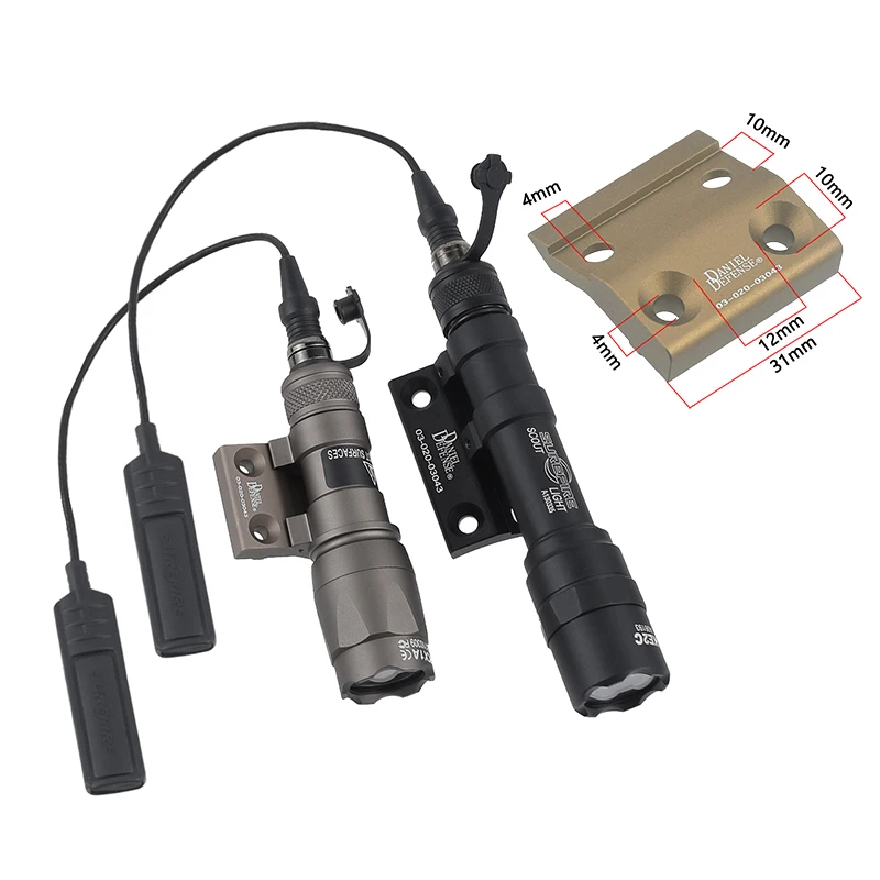 Linterna táctica SureFire M300/M600 Ultra lateral Picatinny - imagen 2