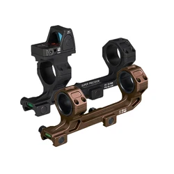 Montura aluminio doble anillo 25-30mm para mira telescópica