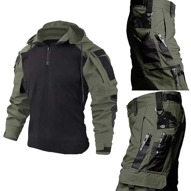 G3 Frog uniforme táctico con capucha y pantalón cargo multibolsillo - imagen 2