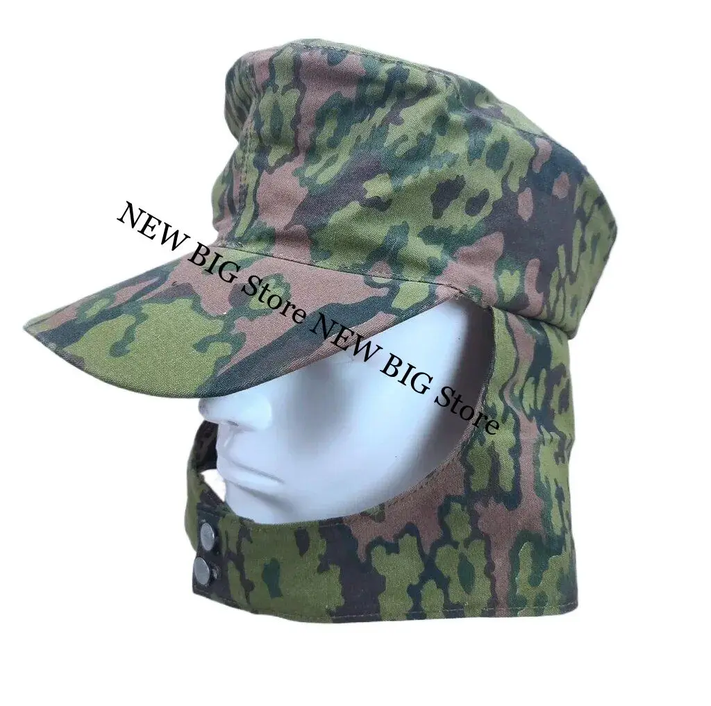 Gorro militar M43 verano camuflaje hoja de roble Dot44 doble botón - imagen 3