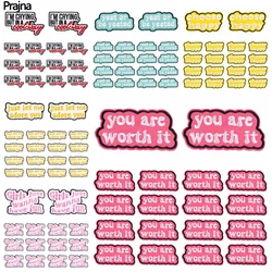 Parches bordados termoadhesivos con letras – Para coser o planchar