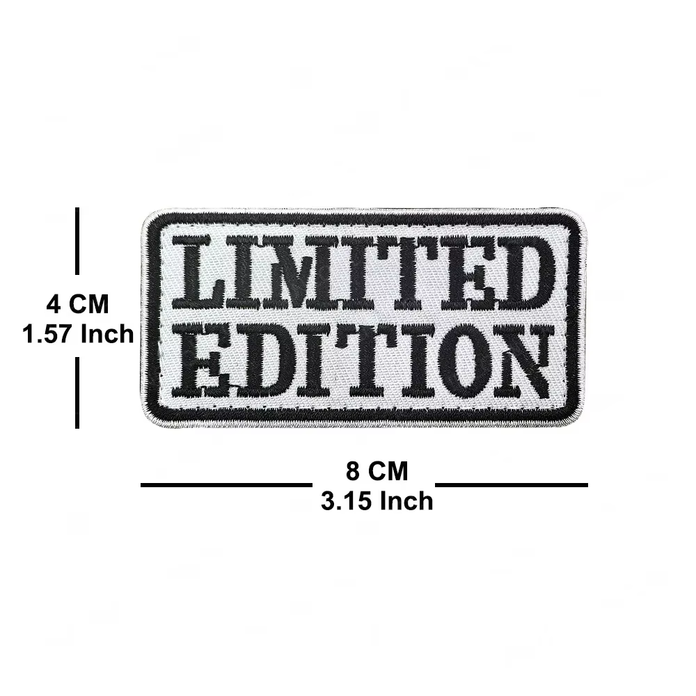 Parche bordado de edición limitada con velcro – Insignia decorativa - imagen 4