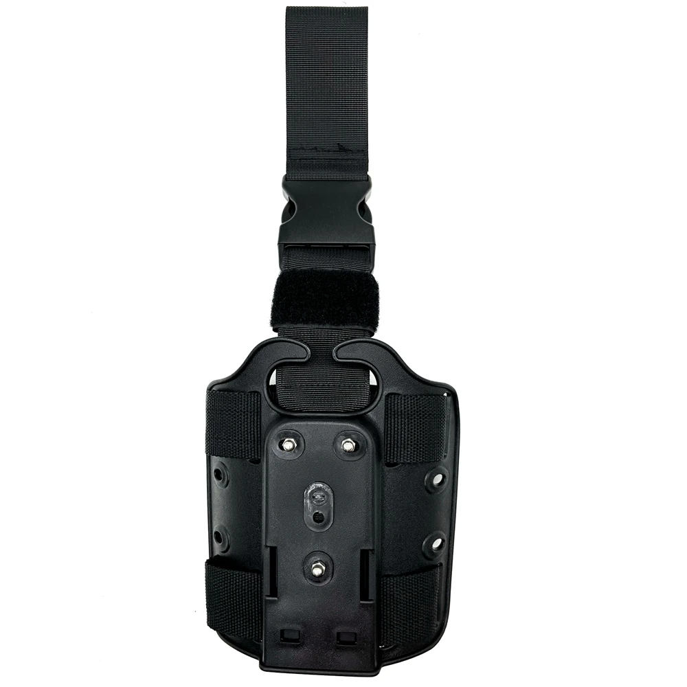 Leg Rig táctico negro hasta el muslo con panel porta-fundas – Airsoft - imagen 3