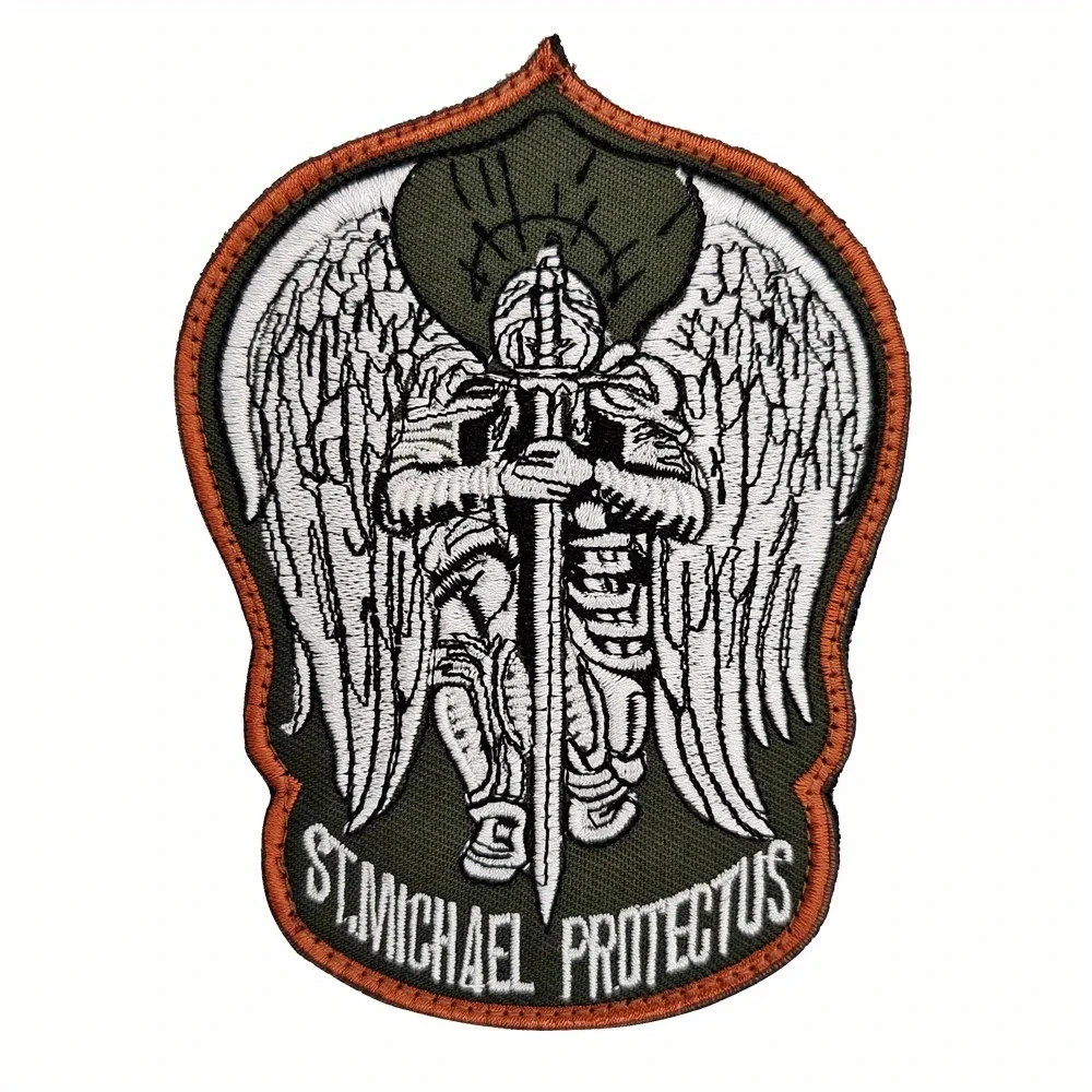 Parche táctico St. Michael bordado para mochila MOLLE