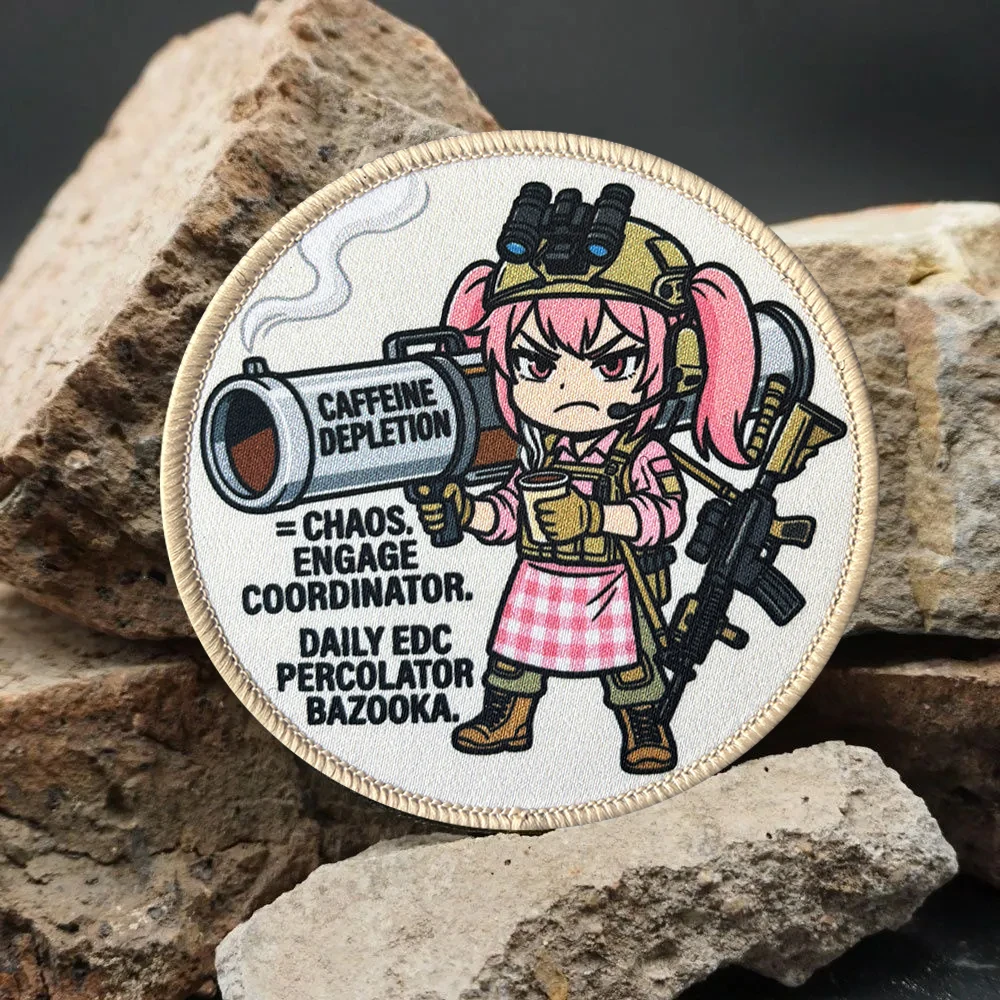 Parche táctico anime waifu Baka – velcro gancho y bucle mochila - imagen 2