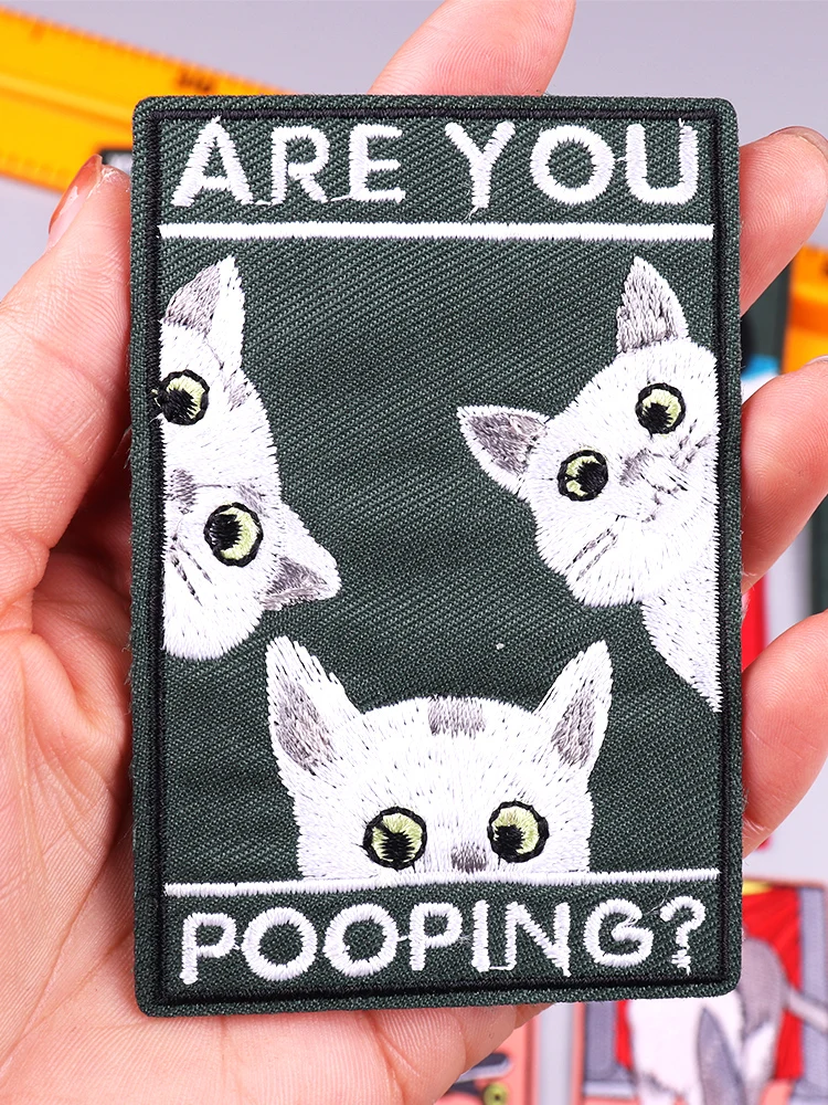 Parche gato Tarot/animales aplicado