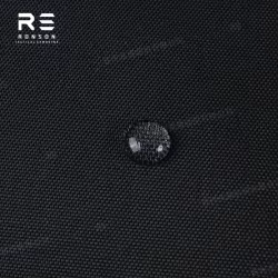 Tela Cordura táctica impermeable PU negra para mochilas