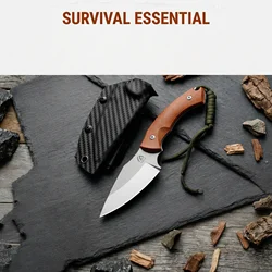 Cuchillo táctico fijo para exteriores y emergencia de camping