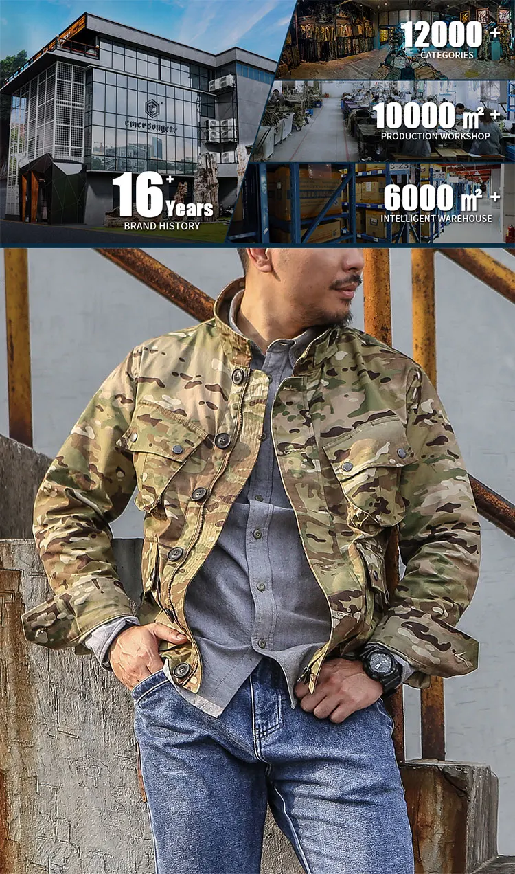 Chaqueta térmica Emersongear vista frontal
