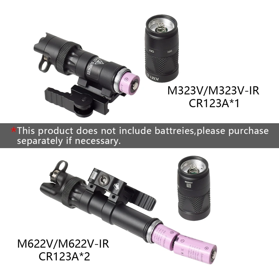 SureFire Linterna táctica LED M600 con interruptor doble y IR - imagen 4