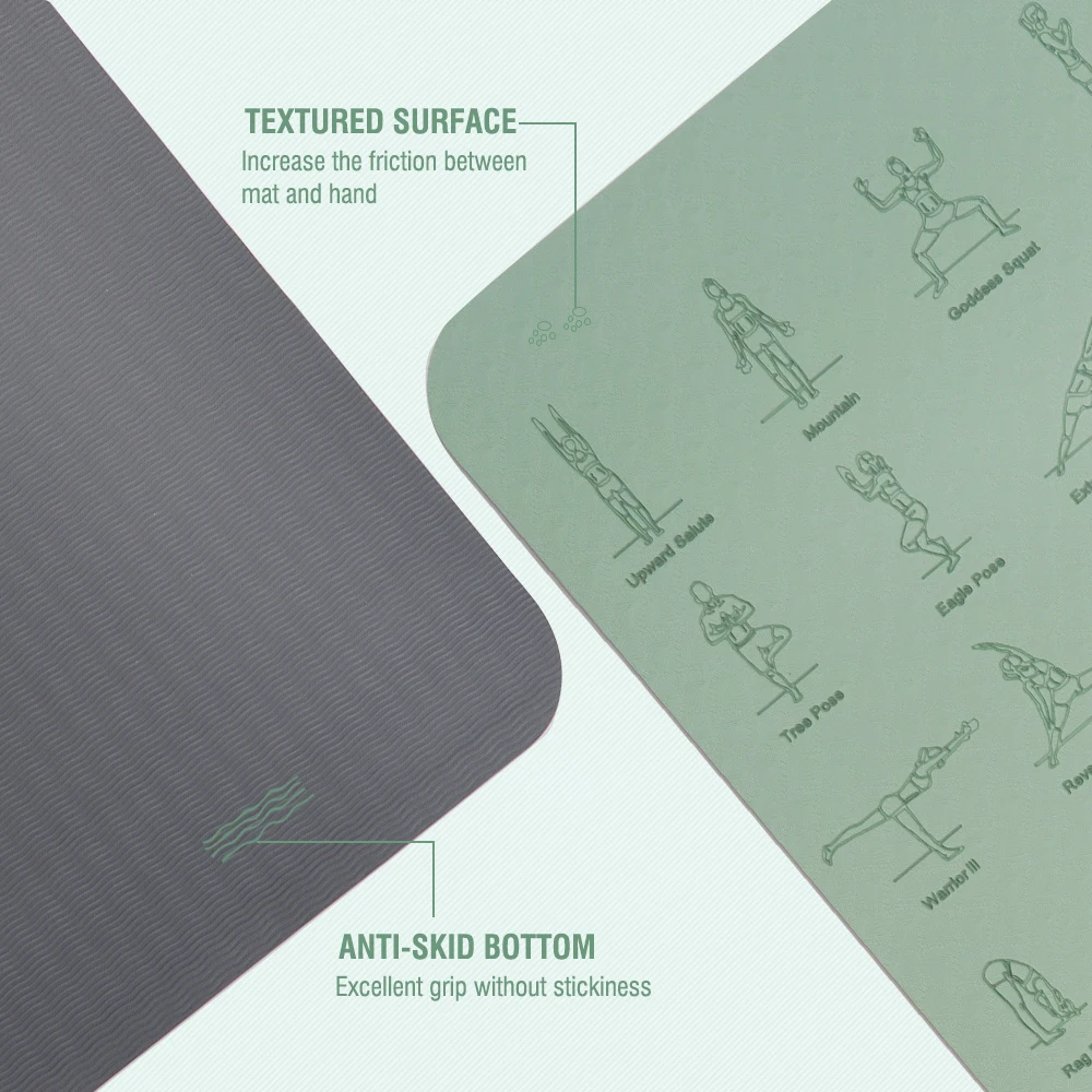 Variación de colores de la esterilla de yoga Toparchery