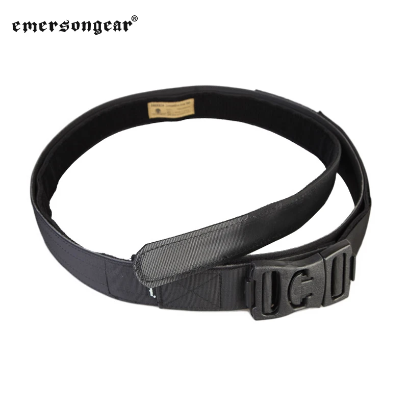 Emersongear Cinturón táctico ajustable MOLLE de nailon BK correa