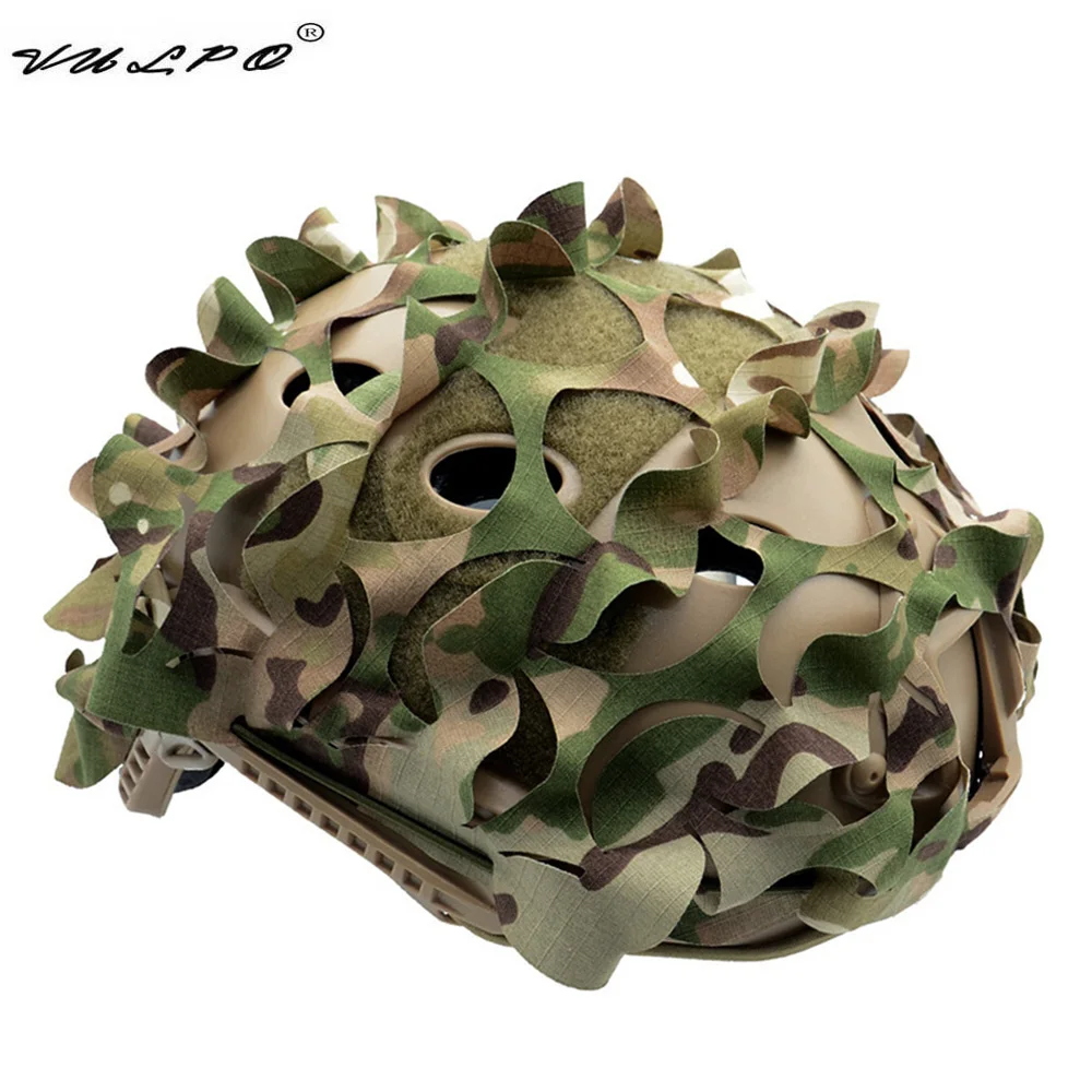 Funda táctica VULPO para casco rápido camuflaje 3D airsoft y caza