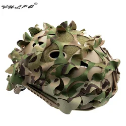 Funda táctica VULPO para casco rápido camuflaje 3D airsoft y caza