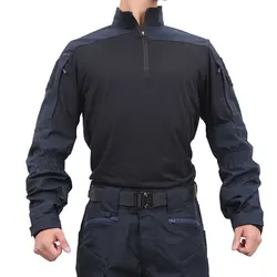 Camiseta táctica PAZAGUILA Frogman BDU de combate manga larga