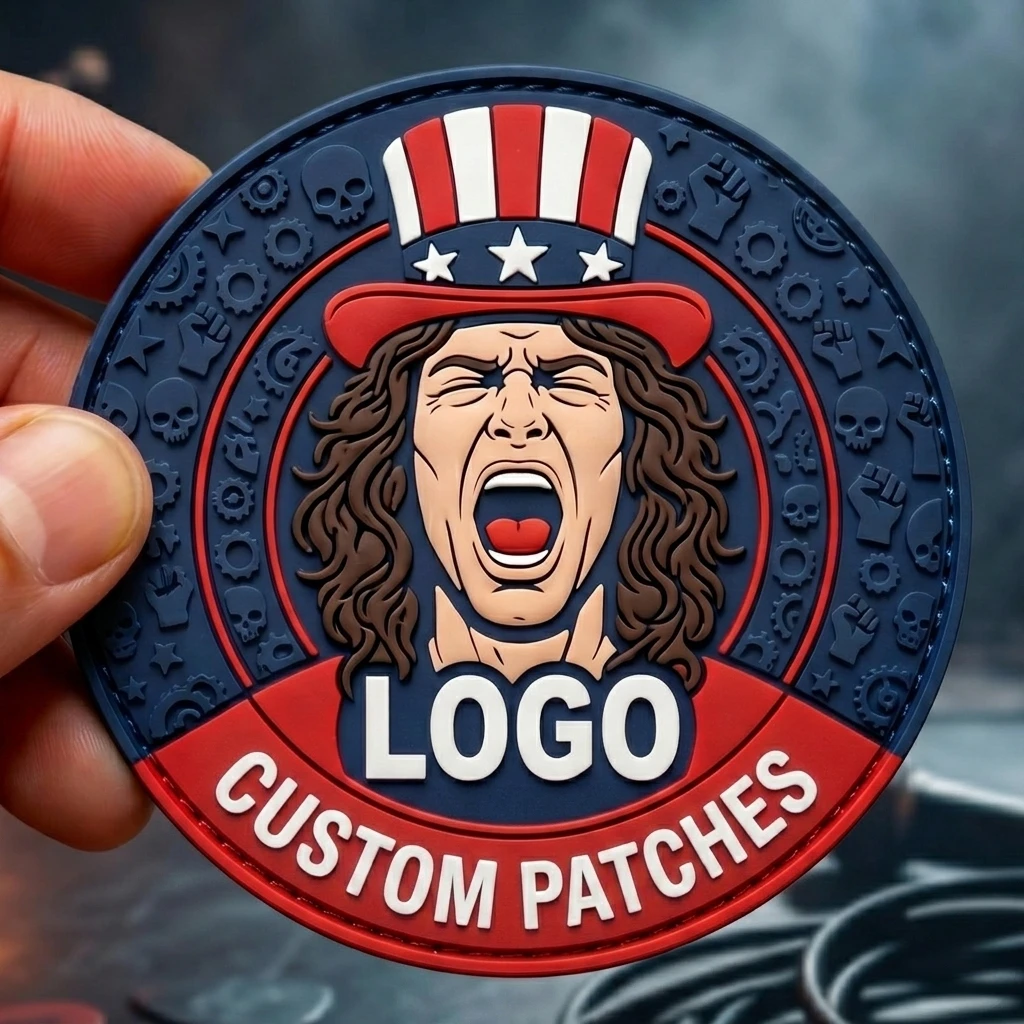 Parche termoadhesivo PVC 3D con logotipo silicona y diseño - imagen 5