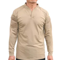 Camisa táctica transpirable manga larga ripstop para hombre