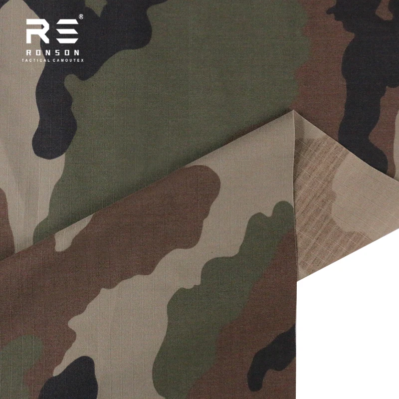 Tela ripstop táctica NYCO camuflaje europeo francés nailon-algodón - imagen 5