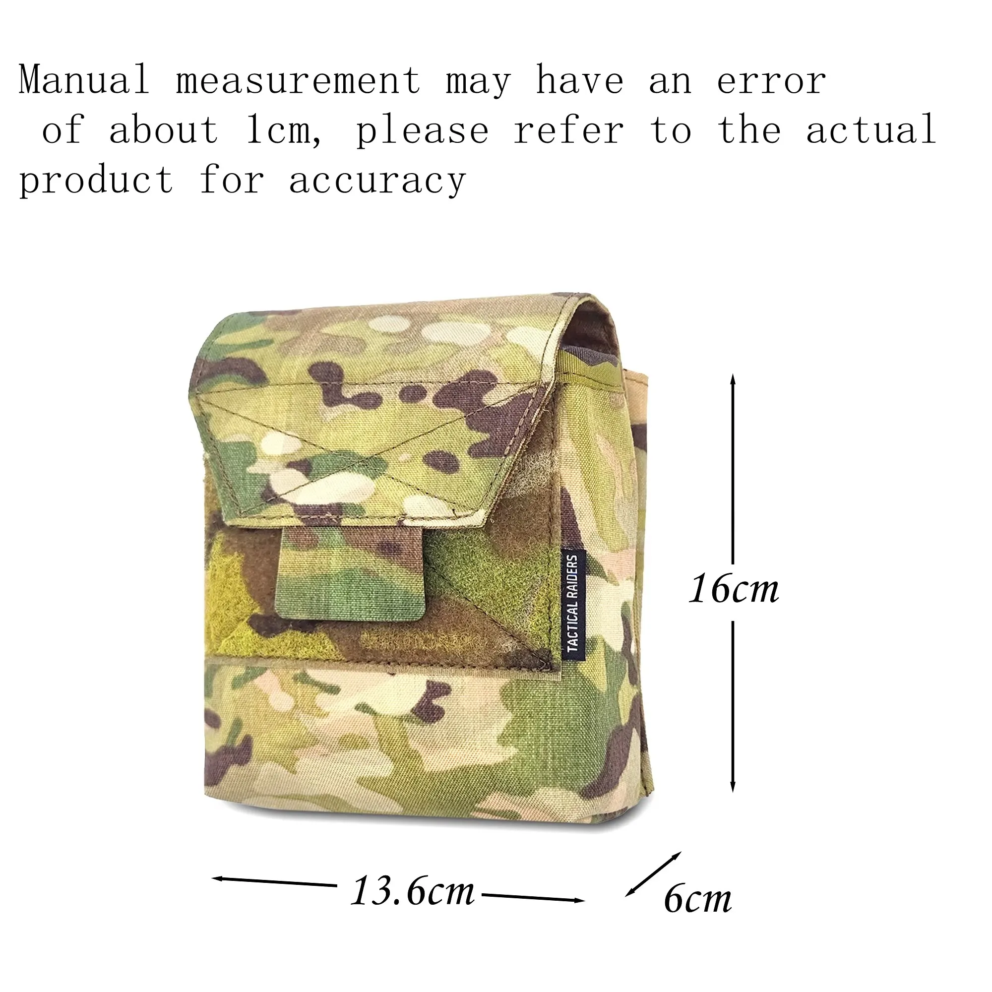 Bolsa táctica Spiritus Systems GP estilo Molle multiusos auxiliar