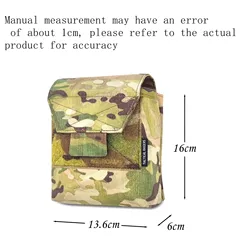 Bolsa táctica Spiritus Systems GP estilo Molle multiusos auxiliar
