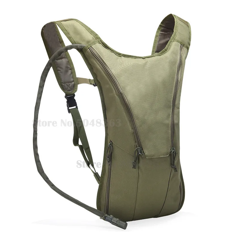 Mochila de hidratación táctica MOLLE tipo rana para ciclismo y caza
