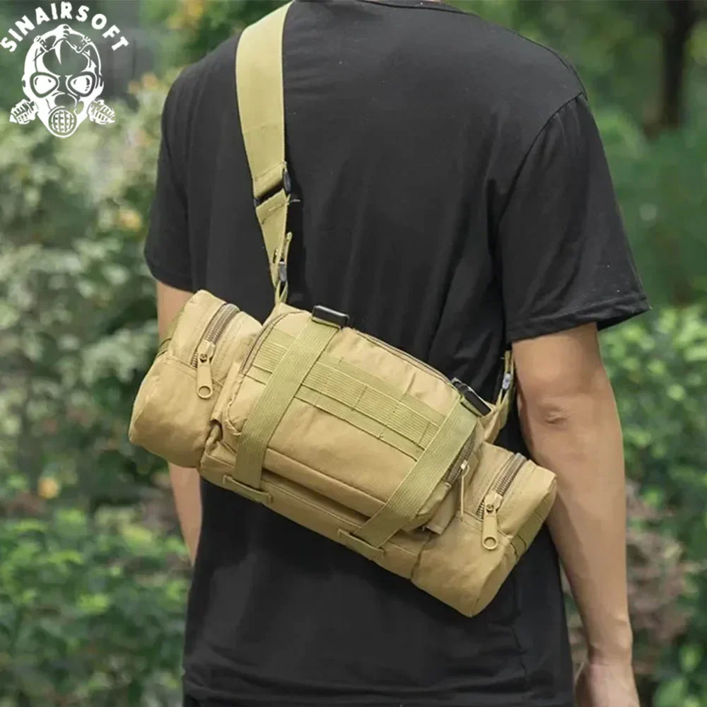 SINAIRSOFT Riñonera táctica convertible en nailon bandolera - imagen 5