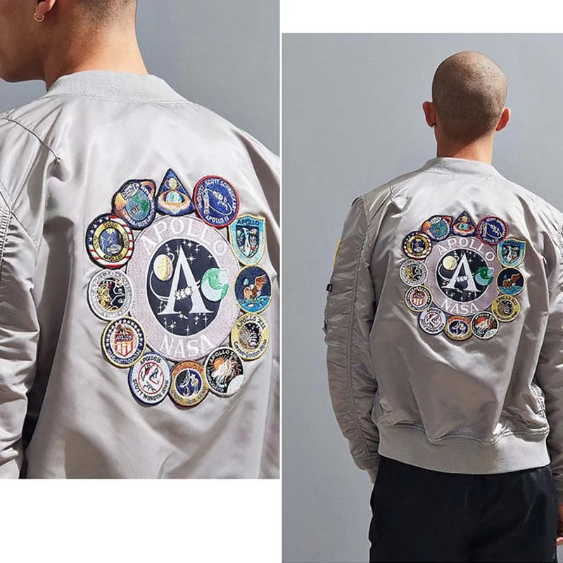 Parche bordado táctico Apollo con astronauta y emblemas espaciales - imagen 5