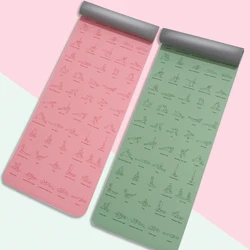 Esterilla yoga profesional 6mm antideslizante extra gruesa fitness