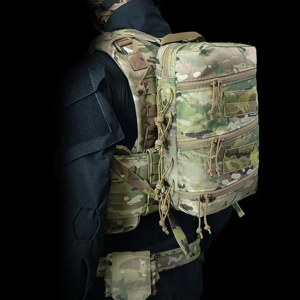 Mochila táctica asalto compacta en ripstop – Equipo ligero militar - imagen 2