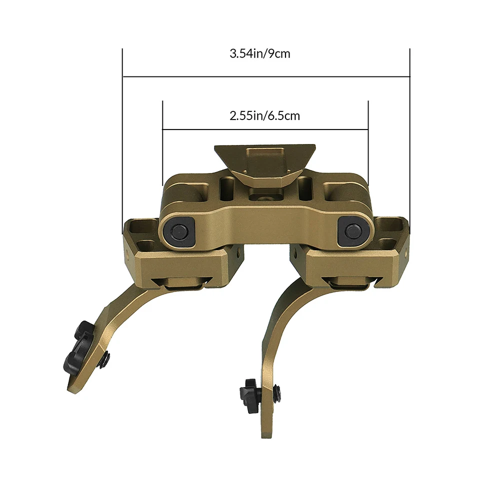 E.T Dragon Adaptador de Montaje Visor Nocturno PVS-14 Ajustable