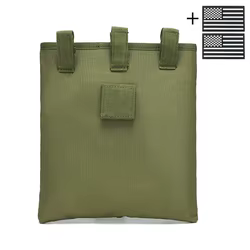Bolsa táctica plegable con cierre rápido – Transporte equipo militar exterior