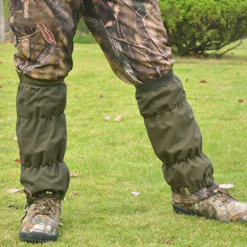 Polainas tácticas impermeables para botas, senderismo y caza, camping