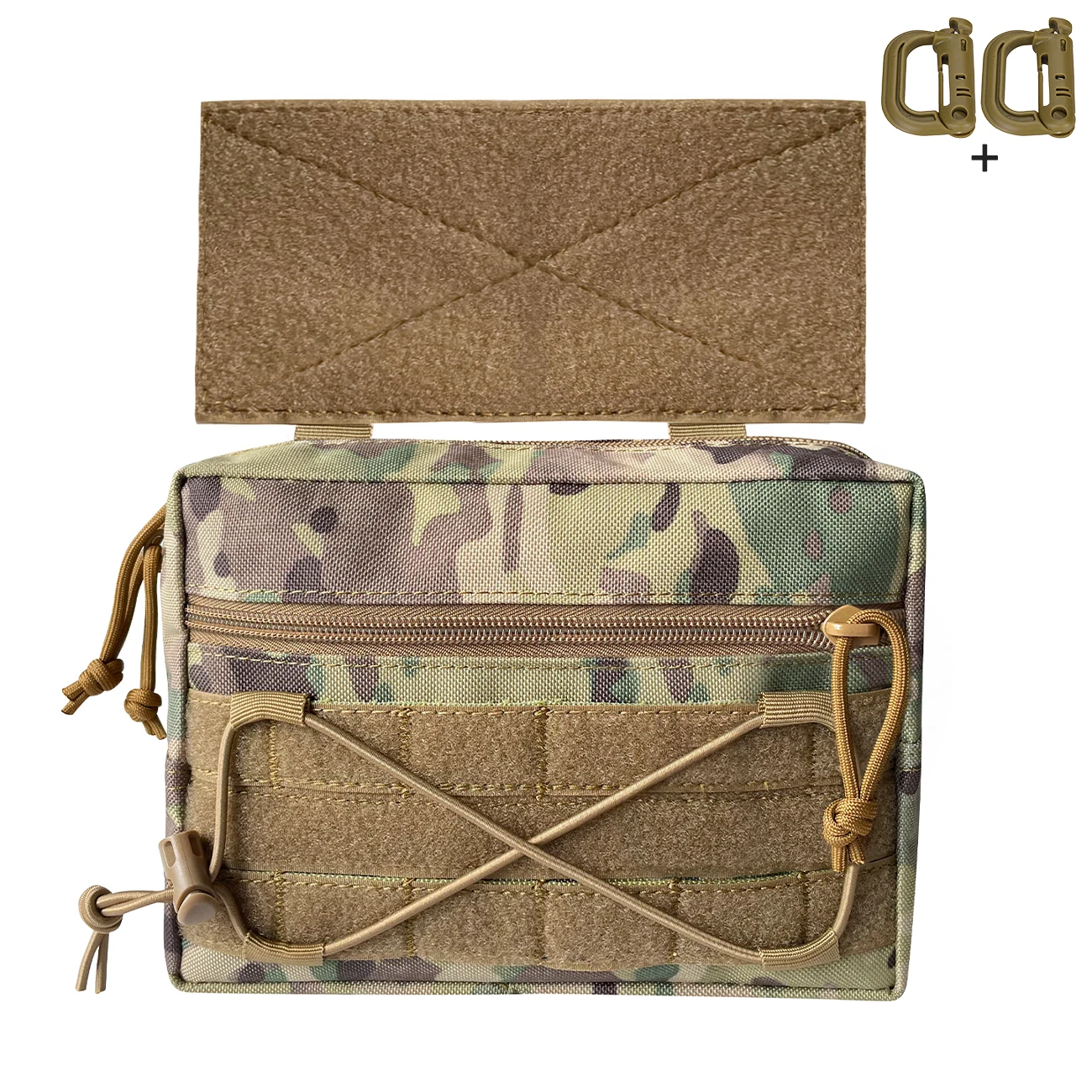 Bolsa táctica camuflado MOLLE – organizador multiusos para chaleco y mochila - imagen 2
