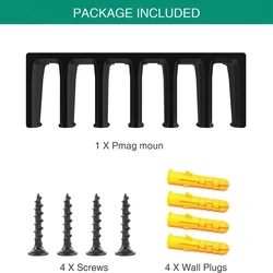 Portacargadores Táctico AR15 PMAG – Soporte Pared 6 Ranuras