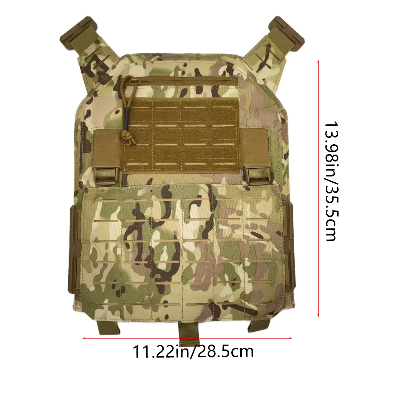 Chaleco portaplacas MOLLE con liberación rápida camuflaje - imagen 2