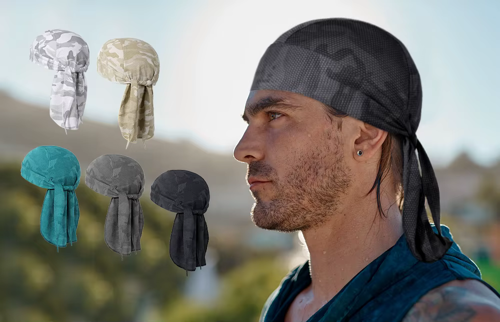Gorras de bandana de secado rápido en varios colores