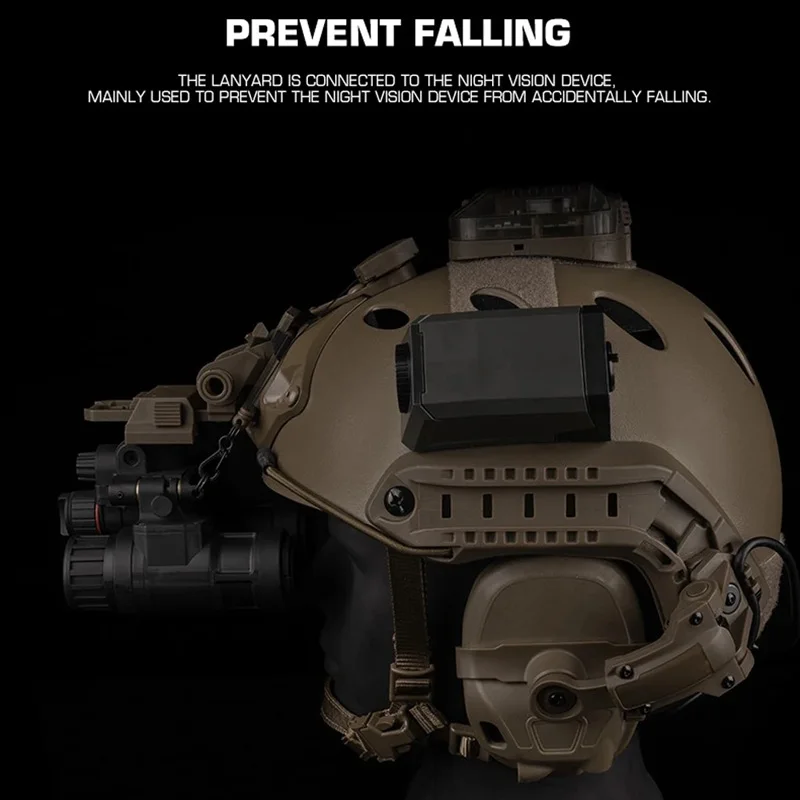 OPS Core correa anticaídas NVG de retención para casco VAS - imagen 2