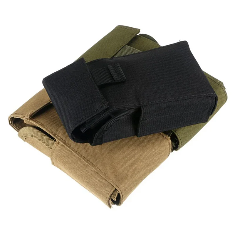 Bolsa de munición táctica Airsoft Molle redonda para pistola - imagen 2