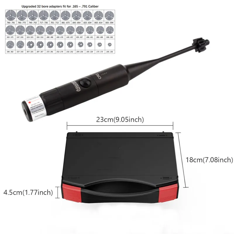 Colimador láser rojo Boresighter para caza y precisión - imagen 4