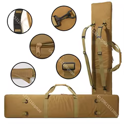 Funda táctica suave para rifle de caza, estuche campo tiro práctico