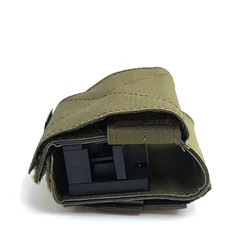 Funda táctica ligera MOLLE con correa ajustable rápida airsoft