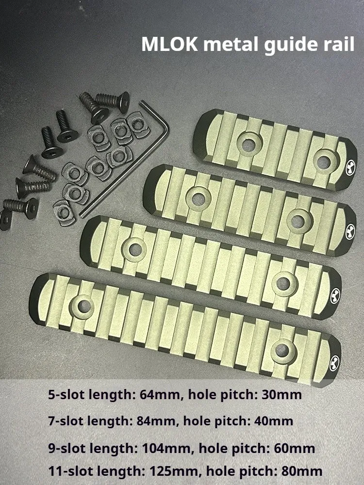 Element guardamanos riel táctico Picatinny 20 mm metal MOE/MLOK - imagen 3