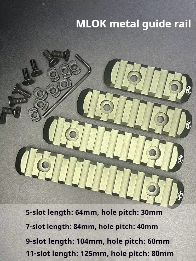 Element guardamanos riel táctico Picatinny 20 mm metal MOE/MLOK - imagen 3