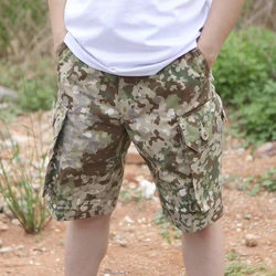 Pantalones cortos deportivos tácticos Flecktarn alemán para exteriores