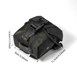 Bolsa MOLLE multiusos táctica para granadas y herramientas