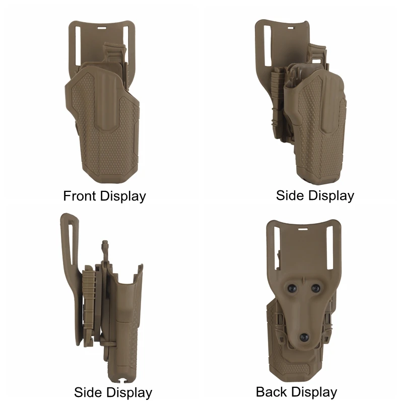 Funda táctica Glock G17 QLS liberación rápida