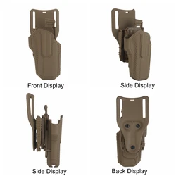 Funda táctica Glock G17 QLS liberación rápida